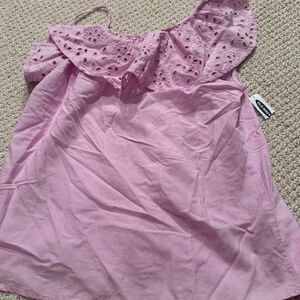 NWT: old navy  One-Shoulder Ruffle-Trim Top for Women